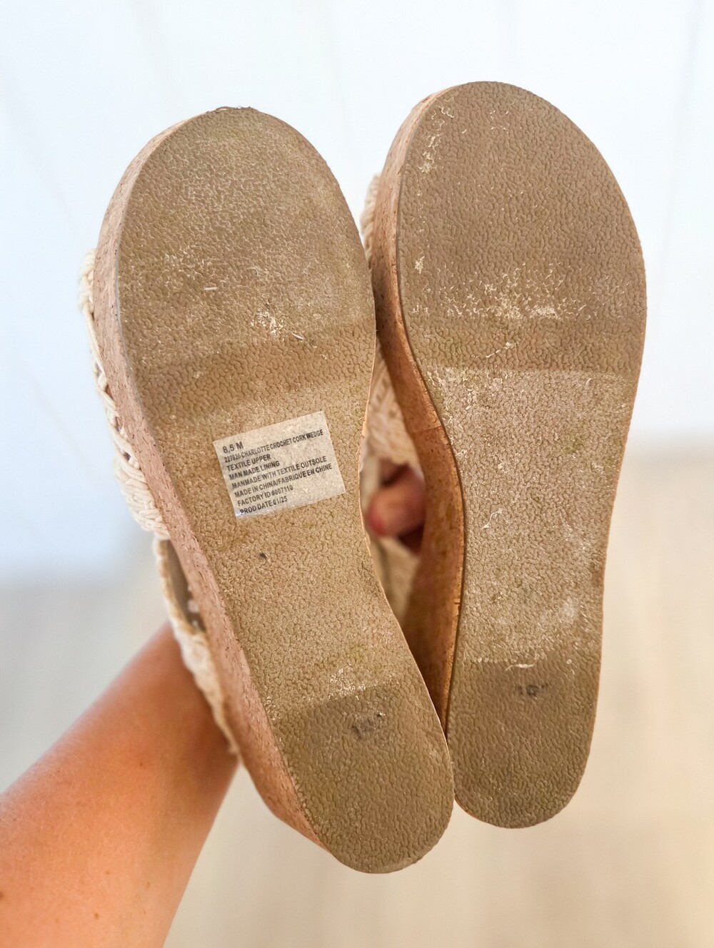 Maurices Crochet Sandal Cream - Picture 3 of 3
